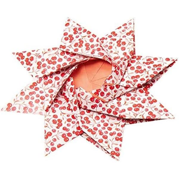 folia 471/1015 D. Meissner Set Joy Etoiles pliantes med 36 ark (80 g/m²) för en stor och 2 små stjärnor, med
