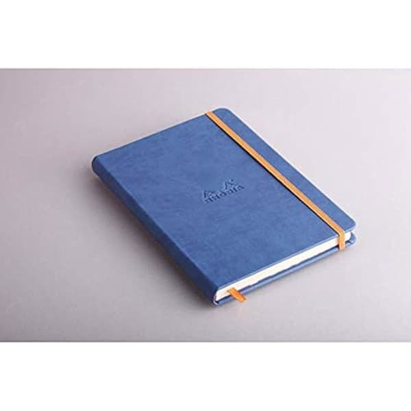 Carnet Rigide - RHODIA - Saphir - A5 14,8 x 21 cm - 192 sidor - Papper Clairefontaine 90 g/m²