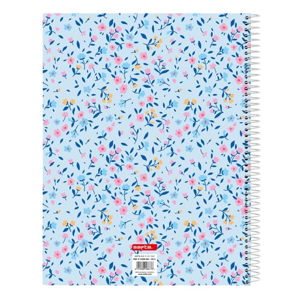 Notesbog Vicky Martín Berrocal Paraíso Blå Pink A4 120 Ark