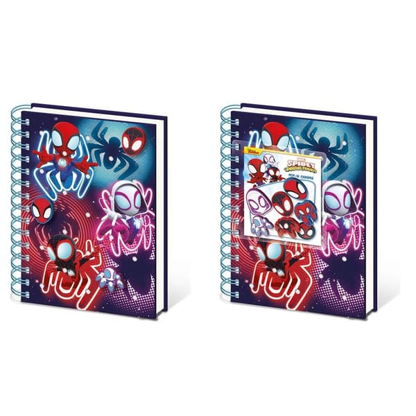Marvel Spidey and the Amazing Friends A5 notebook chams