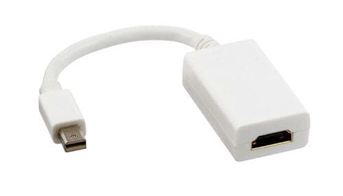 Lindy 41014 videokabeladapter 0,2 m Mini DisplayPort HDMI Type A (Standard) Hvid