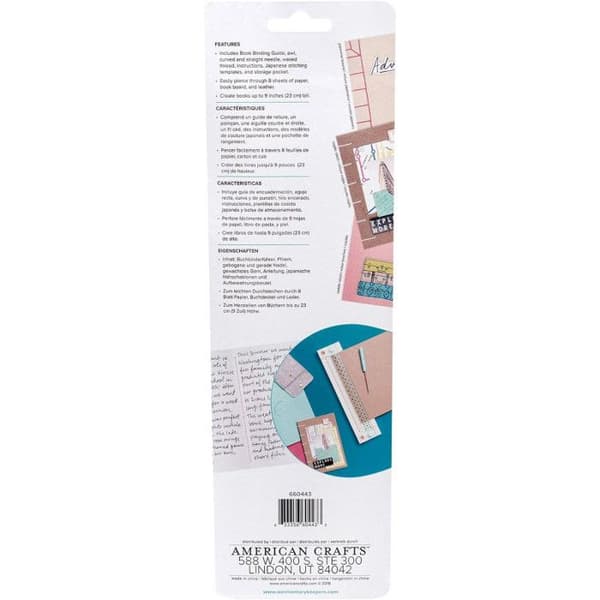 We R Memory Keepers, Journal Book Binding Guide, 36,8 x 12,1 x 2,9 cm - 660443