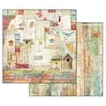 Miniatyrbild 2 av 4: Set med 10 ark scrapbookingpapper 'Garden' från Stamperia (30,5x30,5 cm)