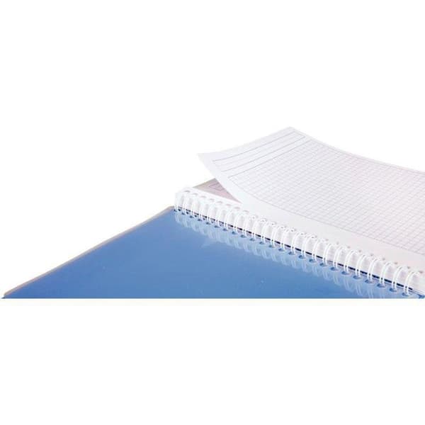 Spiral anteckningsbok - Proactiv'book - 16 x 21 cm - 180 sidor - Små rutor - Set med 5 olika sorter