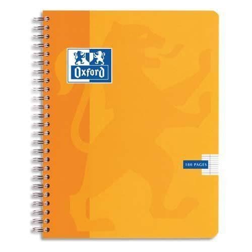 Cahier med spiralbindning - Oxford Office - 100103584 - 100 sidor - 21 x 29,7 cm - Blandade färger