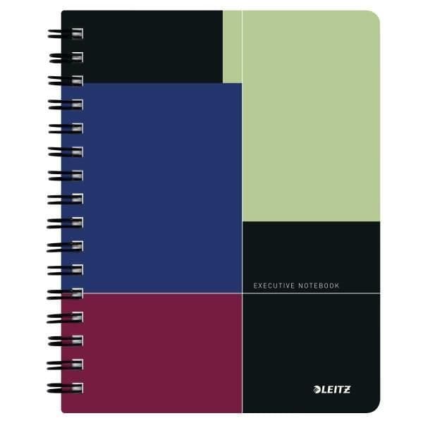 LEITZ Executive Notebook - A5 - 5x5 - Polypropenomslag - 160 sidor