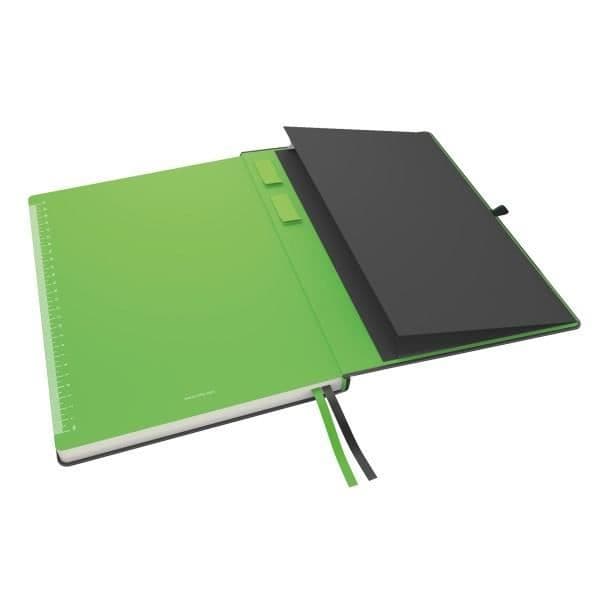 Leitz Komplett premium A4-anteckningsbok - fodrad - 80 ark - svart
