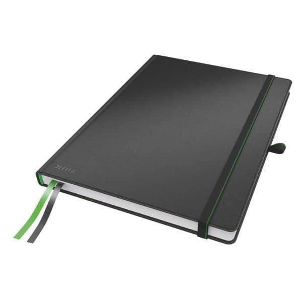 Leitz Komplett premium A4-anteckningsbok - fodrad - 80 ark - svart