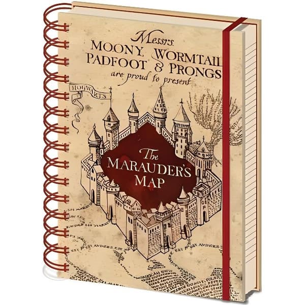 Pyramid International - Harry Potter - Marauders Karta A5 Spiral Notebook