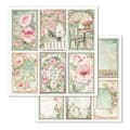 Miniatyrbild 4 av 4: Pappersscrapbooking - Stamperia - House of Roses - 10 ark - 30.5x30.5 cm - Blomtema
