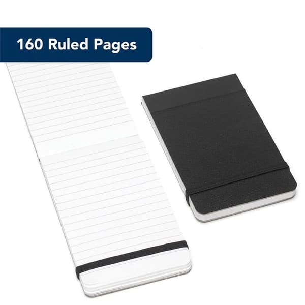 Summit - 100080057 - Fodral för anteckningsbok inbunden med resårband 160 sidor 76x127 mm Ref A76024 [Pack om 10]