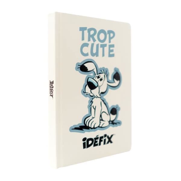 Anteckningsbok - GRUPP ERIK - Erik Astérix, Idéfix - 14,5x21cm - 90 blad - Små rutor 5x5
