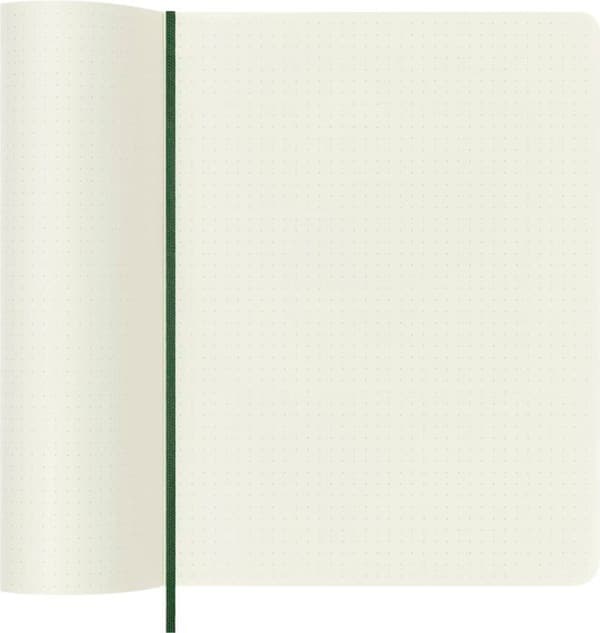 Anteckningsbok - Moleskine loggbok - 322937 - Anteckningar 19x25 myrtogrön
