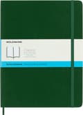 Miniatyrbild 1 av 4: Anteckningsbok - Moleskine loggbok - 322937 - Anteckningar 19x25 myrtogrön