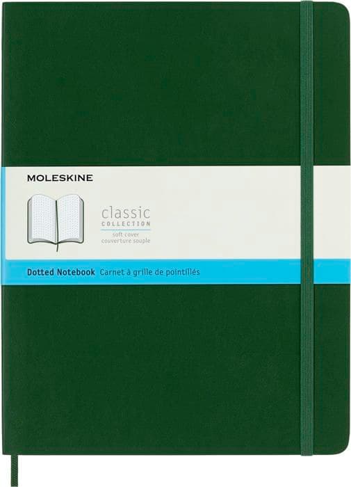 Anteckningsbok - Moleskine loggbok - 322937 - Anteckningar 19x25 myrtogrön