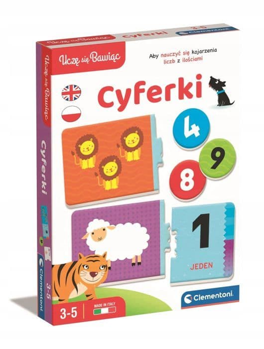 Registreringsbok - klassens anteckningsbok Clementoni - 560164 - Lära sig medan man har kul. Siffrorna.