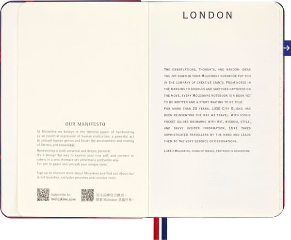 Anteckningsbok - Moleskine resejournal - CNLCLND