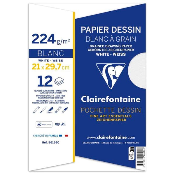 Blocknot - block med ark från Clairefontaine - 96156AMZC