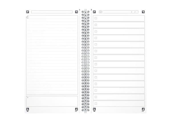 Anteckningsbok - Oxford loggbok - 400184966 - Att göra-planerare Anteckningsbok med uppgifter 115 sidor Havsmotiv scribzee Aqua
