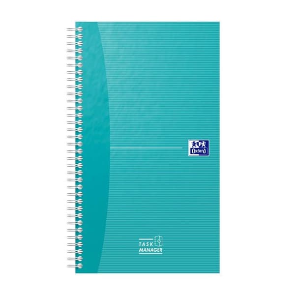 Anteckningsbok - Oxford loggbok - 400184966 - Att göra-planerare Anteckningsbok med uppgifter 115 sidor Havsmotiv scribzee Aqua