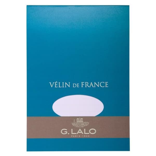 Block Velin de France A5 50 ark 100g Vit.