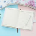 Miniatyrbild 3 av 4: Creative PU Leather Password Notepad, Secret Lined Password Diary Sketchbook Organizer, Fjärilsmönster, 150x215 mm