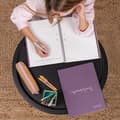 Miniatyrbild 5 av 5: MIQUELRIUS A4 Spiral Återvunnet Notebook Block Små 5x5 perforerade lavendelplattor