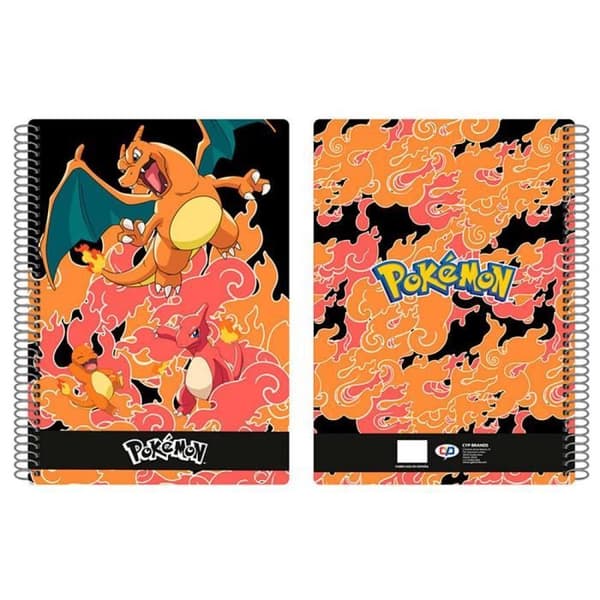 Charmander Folio Notebook 80 ark - CYPBRANDER - Skolmaterial - Barn - Blandat