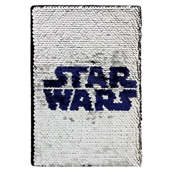 A5 Notebook - Star Wars - The Rise of Skywalker - Sequin Flip Premium - 14,5 x 21 cm - Blandat