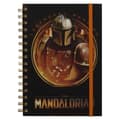 Miniatyrbild 1 av 3: Anteckningsblock A5 - Star Wars - Mandalorian Bounty Hunter - Svart - 14,5 x 21 cm - Spiraler