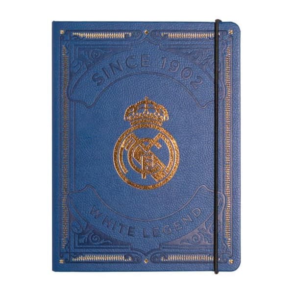 Notebook - Real Madrid - Premium Line - PU - 14,8x21 cm - Blandat