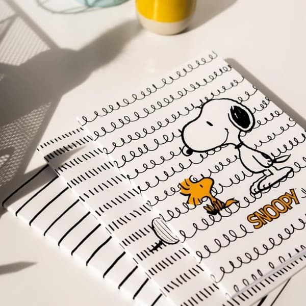 Anteckningsböcker - Erik - Peanuts Snoopy Woodstock - 14,8x21cm - 3 olika utföranden