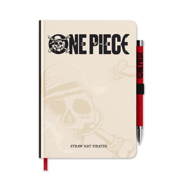 A5 Notebook - GRUPO ERIK - ONE PIECE NETFLIX - 96 ark - Upplyst penna - Matt omslag