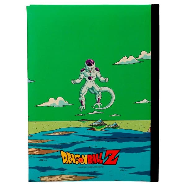 Dragon Ball Z Namek Final Battle notebook with lights