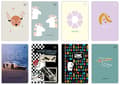 Miniatyrbild 3 av 6: Carnet A5/32 = TRE RADER UV Mix Interdruk ZE323 =