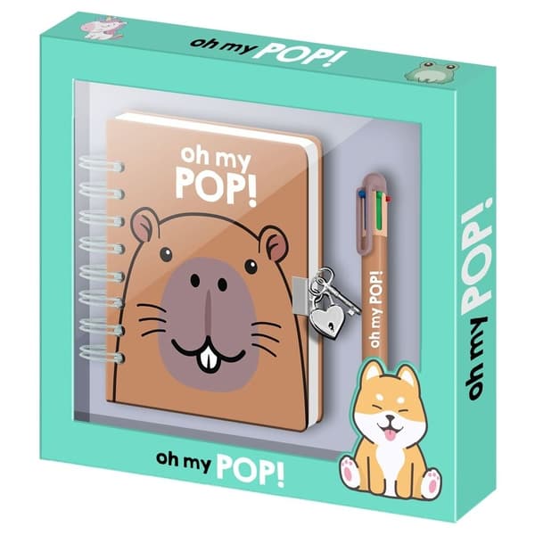 Oh My Pop! Capibara Diary + pen