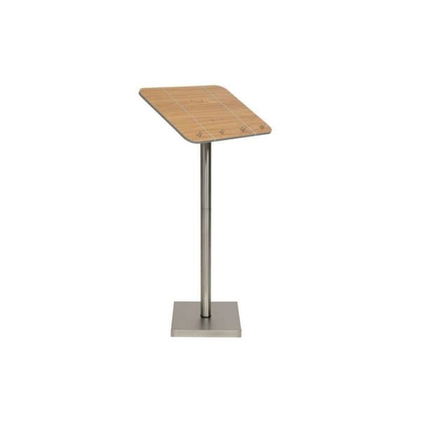 Securit - MCS-115-TE - Meny, inklusive stöd, knappar och resårband - 115 x 54 cm, trä, brun, 70 x 94 x 53 cm