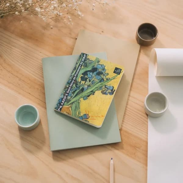 Cahiers, anteckningsblock - Set med 3 anteckningsblock Erik, Vincent Van Gogh (10,5x14,8cm)