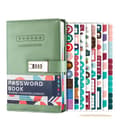 Miniatyrbillede 1 af 6: INF A5 Adgangskode Journal med Lås & Planner Klistermærker Grøn