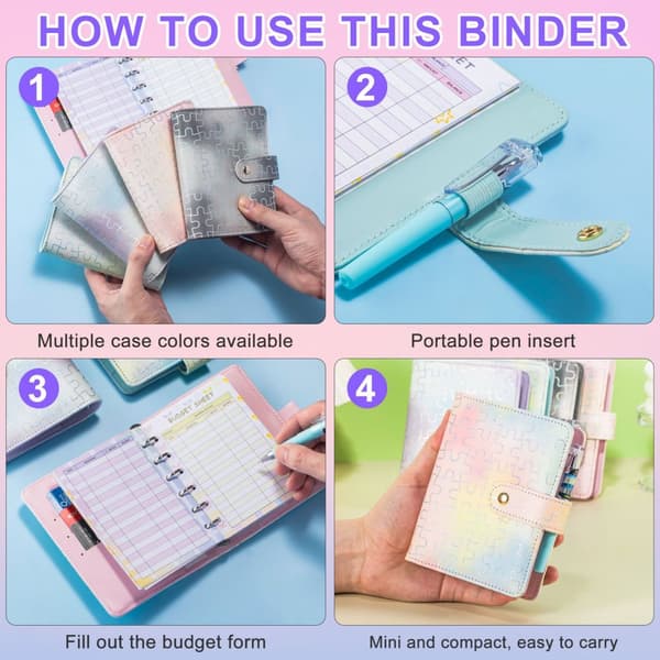 INF A7 Lomme Puzzle Perm - Budsjett Notebook Kit Flerfarget