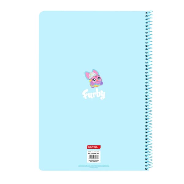 Notesbog Furby Himmelblå A4 80 Ark