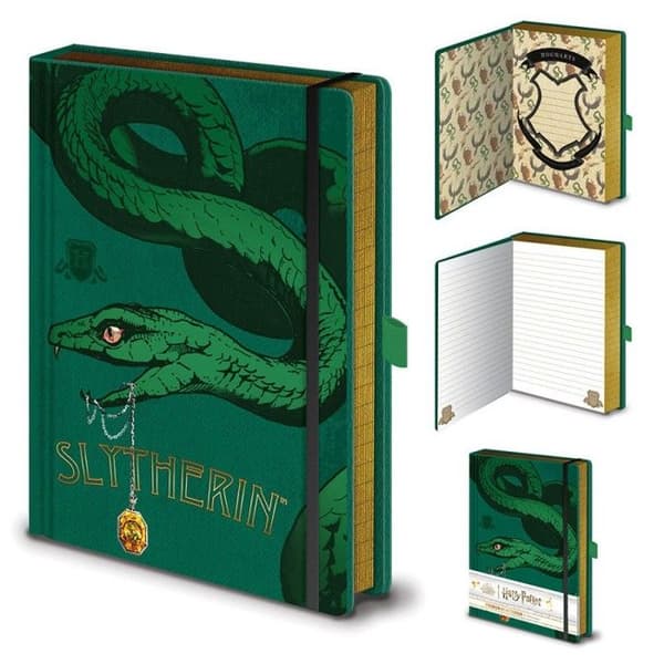 Premium Anteckningsblock Harry Potter Hogwarts Hus - SLYTHERIN