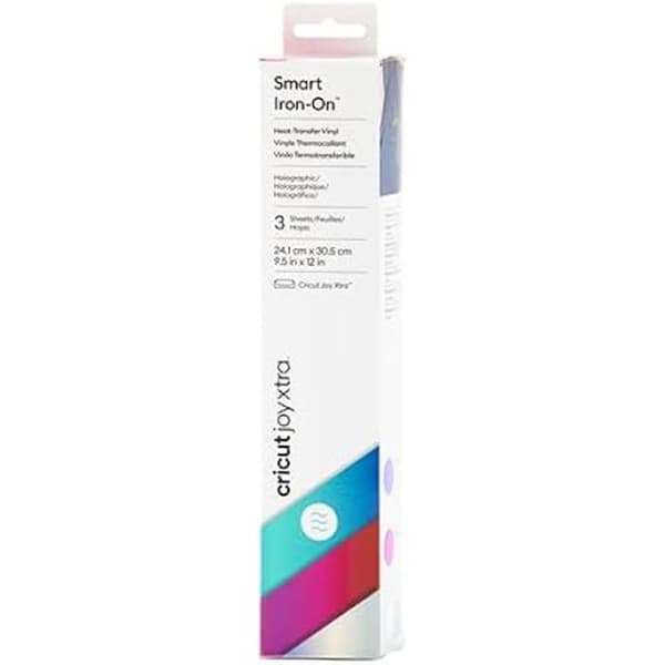 Överföringsark - CRICUT - Joy Xtra - Holografisk - 24,1 cm x 30,5 cm - 3 enheter