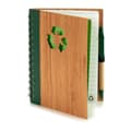 Miniatyrbild 3 av 3: Spiralbundet anteckningsblock med penna Pincello AR1810136 1 x 18 x 14 cm Bambu (12 antal)