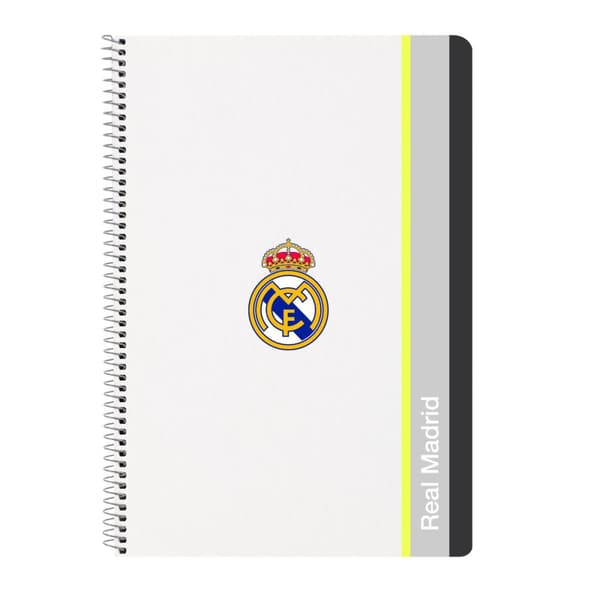 Notesbog Real Madrid C.F. Hvid A4 80 Ark