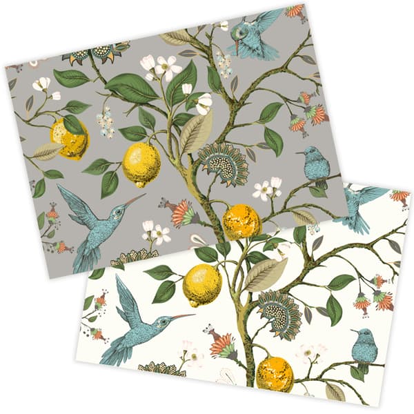 Bordstablett Kolibri 2-sidig 42x30 cm Gullers