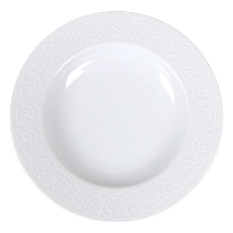 Djup tallrik Santa Clara Atlantica Porslin Vit (Ø 22 cm) (ø 22 cm)
