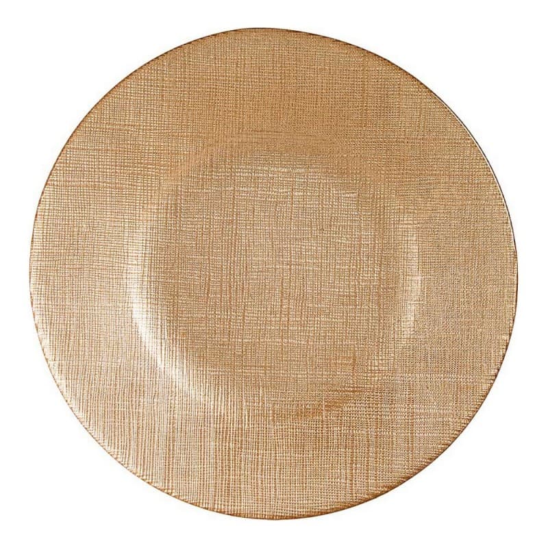 Tallrik Gyllene Glas (21 x 2 x 21 cm)