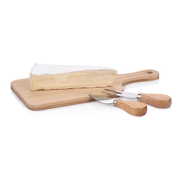 Osteskjærebrett med 2 kniver
