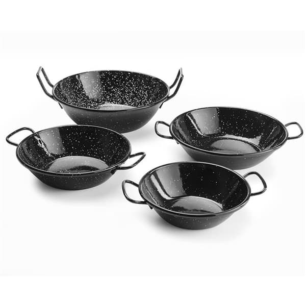 Emaljeret paella skål, diameter 185x(H)43